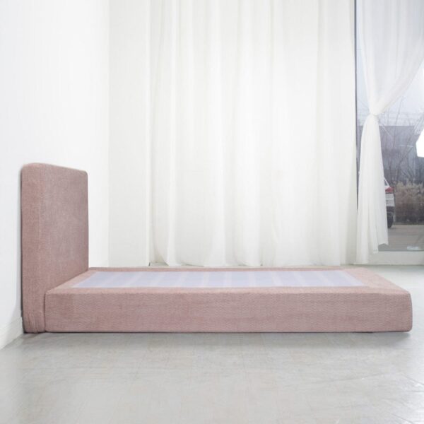 nolym Soft Bouclé Upholstered Bed Frame with Headboard – King, Double & Single Sizes - Image 20