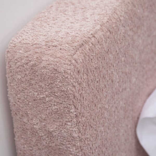 nolym Soft Bouclé Upholstered Bed Frame with Headboard – King, Double & Single Sizes - Image 21