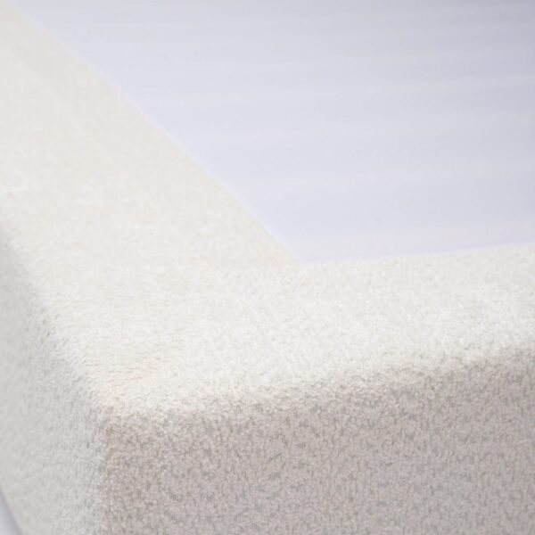 nolym Soft Bouclé Upholstered Bed Frame with Headboard – King, Double & Single Sizes - Image 14