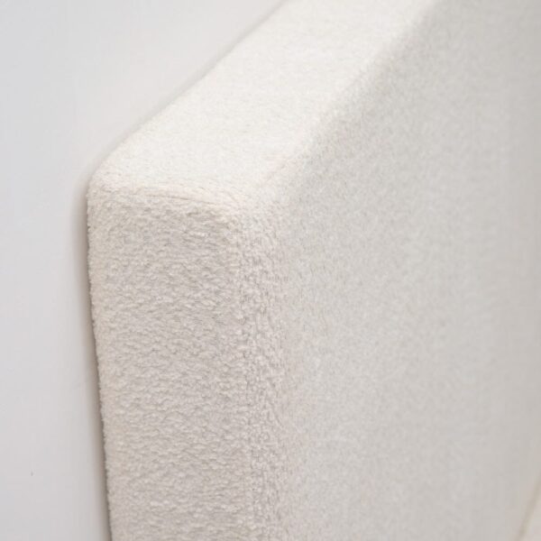 nolym Soft Bouclé Upholstered Bed Frame with Headboard – King, Double & Single Sizes - Image 16