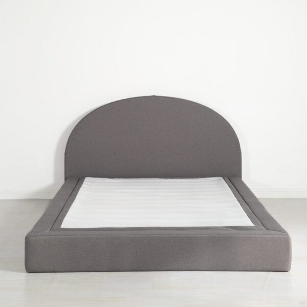 nolym Marshmuff Linen Bed Frame with Curved Headboard – King & Double Sizes - Image 3