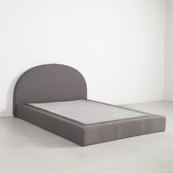 nolym Marshmuff Linen Bed Frame with Curved Headboard – King & Double Sizes - Image 4
