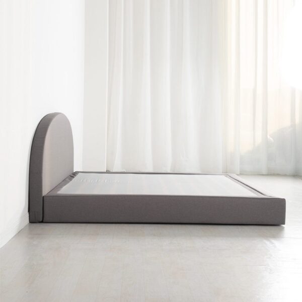 nolym Marshmuff Linen Bed Frame with Curved Headboard – King & Double Sizes - Image 12