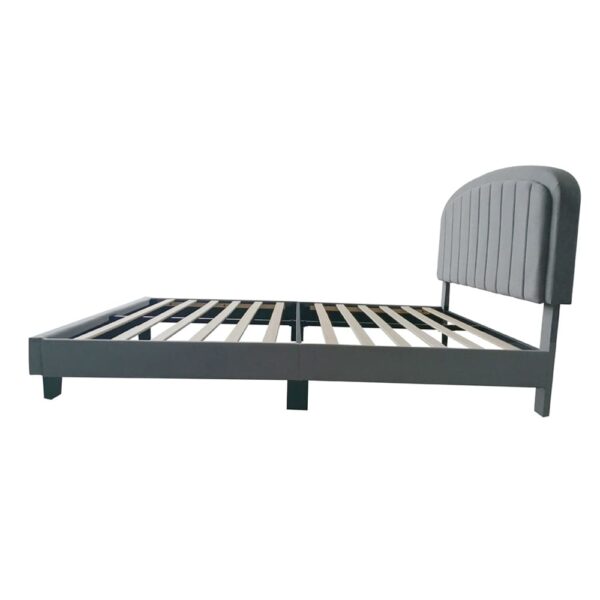 nolym Plush Upholstered Bed Frame with Headboard – Single & Double Sizes - Image 25