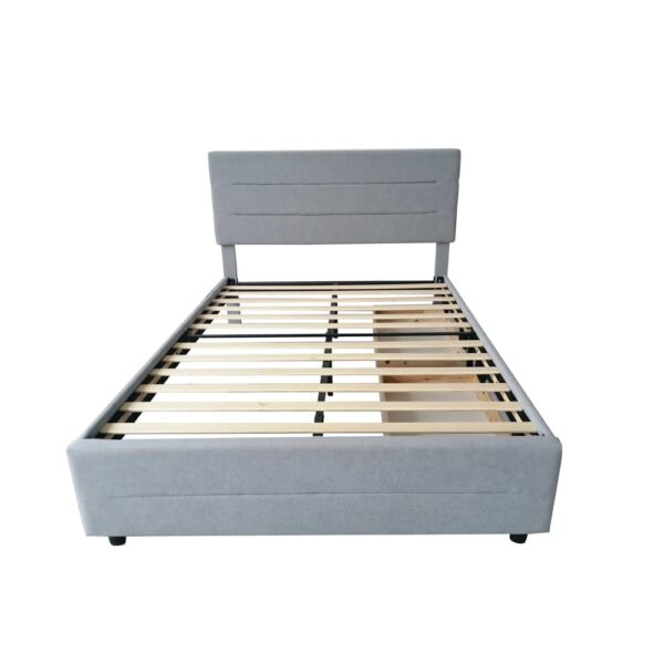 Cibor Wooden Bed Frame with 2 Drawers Single Bed or Double Bed - Image 11