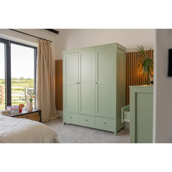 nolym 4-Piece Bedroom Set – Wardrobe, Chest & Bedside Tables - Image 7