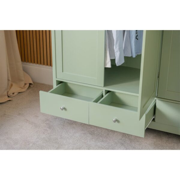nolym 4-Piece Bedroom Set – Wardrobe, Chest & Bedside Tables - Image 9