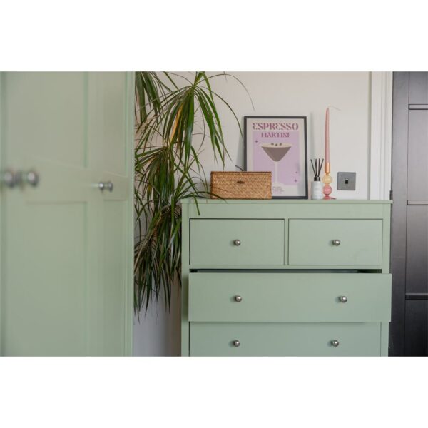 nolym 4-Piece Bedroom Set – Wardrobe, Chest & Bedside Tables - Image 11