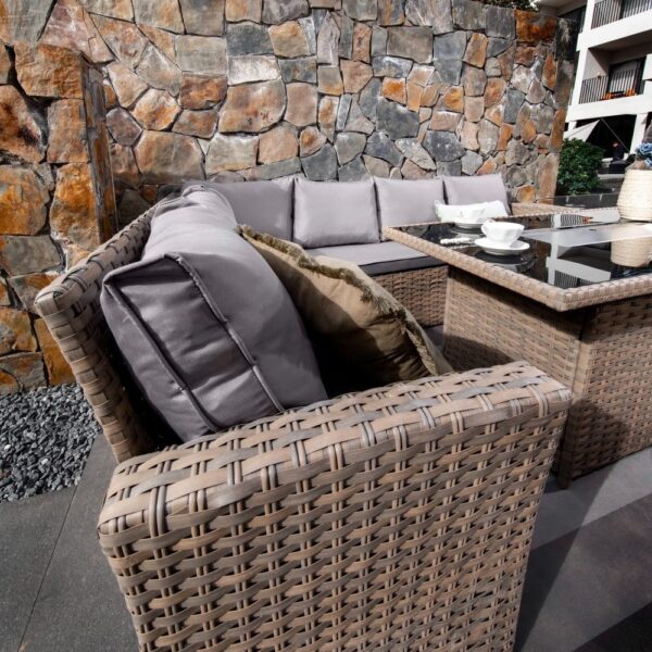 nolym 9-Seater Rattan Corner Sofa Set with Fire Pit & Dining Table - Image 18